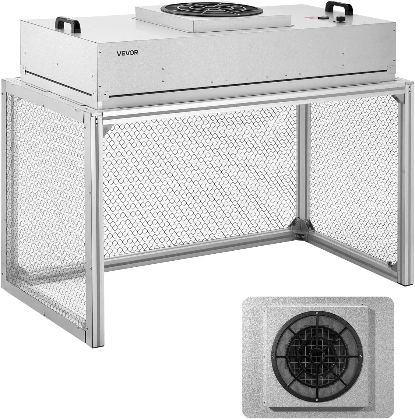 

Laminar Flow Hood 24 02 x 46 06 x 27 36 inch Working Area FUU Fan Filter Unit Meets Class 100 ISO 5 Clean Room Standards