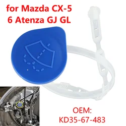 KD3567483 Car Windshield Wiper Washer Fluid Reservoir Tank Cap Cover for Mazda CX-5 6 Atenza GJ GL