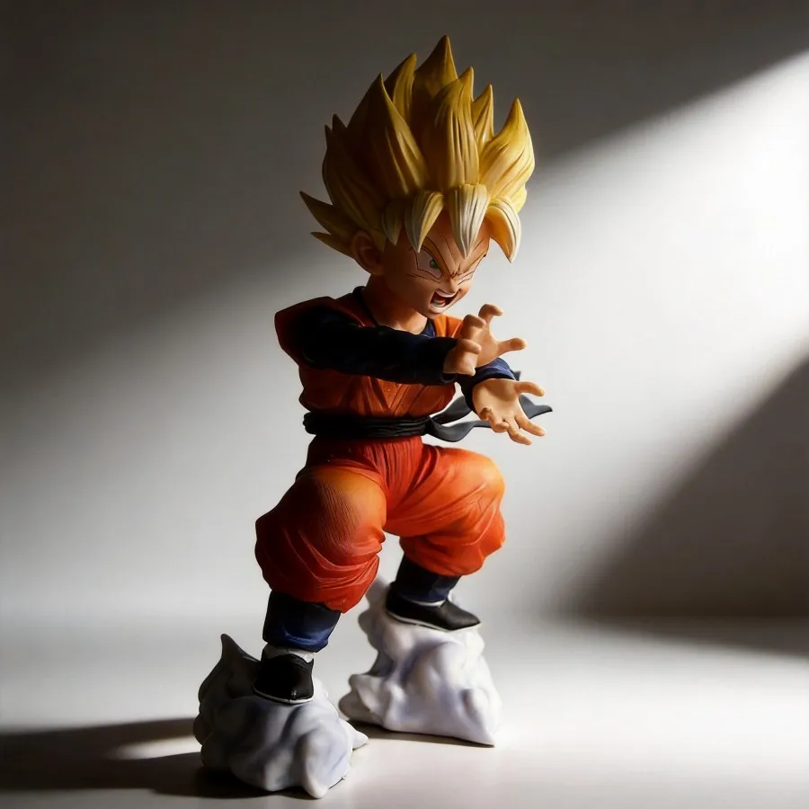 

Dragon Ball Goten Anime Figure 19cm Kamehameha Pose Figure Collectible Model Decoration Gift for Fans