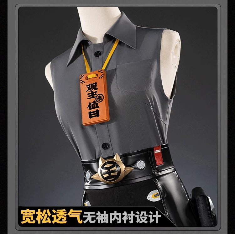 حديثا لعبة Zenless منطقة صفر ZZZ جديد جو فوفو تأثيري حلي هالوين عيد الميلاد لعب الأدوار حفلة كوميدية S-XL حجم