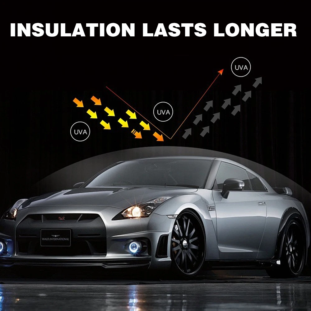 70% Cahaya Biru Terblokir 100% Terisolasi UV! Film Jendela Anti Silau, Anti Kabut, Bebas Fluoresensi, Blokir IR Lebih dari 90%, Terbuat dari Bahan PET