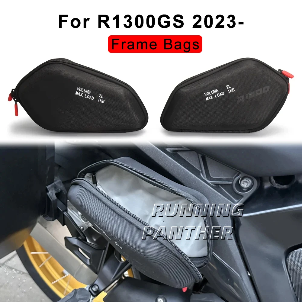 FOR BMW R 1300 GS 2023 - UP New motorcycle accessories side tools chartering rack bag waterproof storage bag hanging bag 2-liter