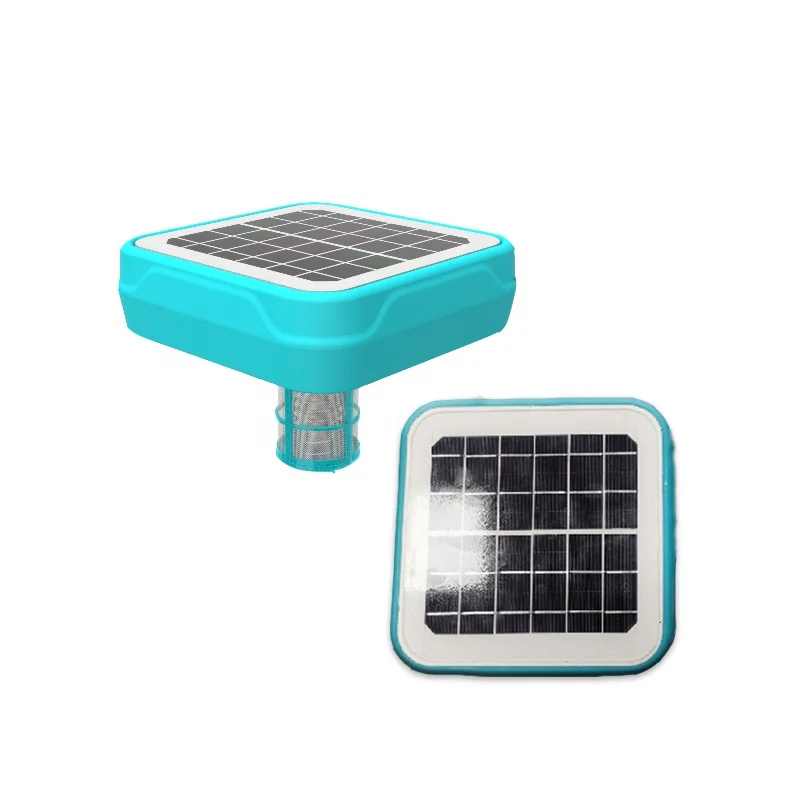 The latest swimming pool accessories 615g solar cell ionizer floating cleaner and purifier to remove copper anode algae