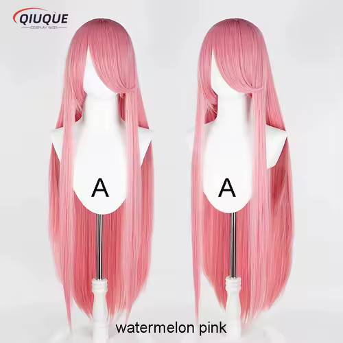 80 Colors 100cm Long Straight Cosplay Wig Anime Compatible Universal Omopinenet Heat Resistant Synthetic Hair Wigs + Wig Cap - Image 32