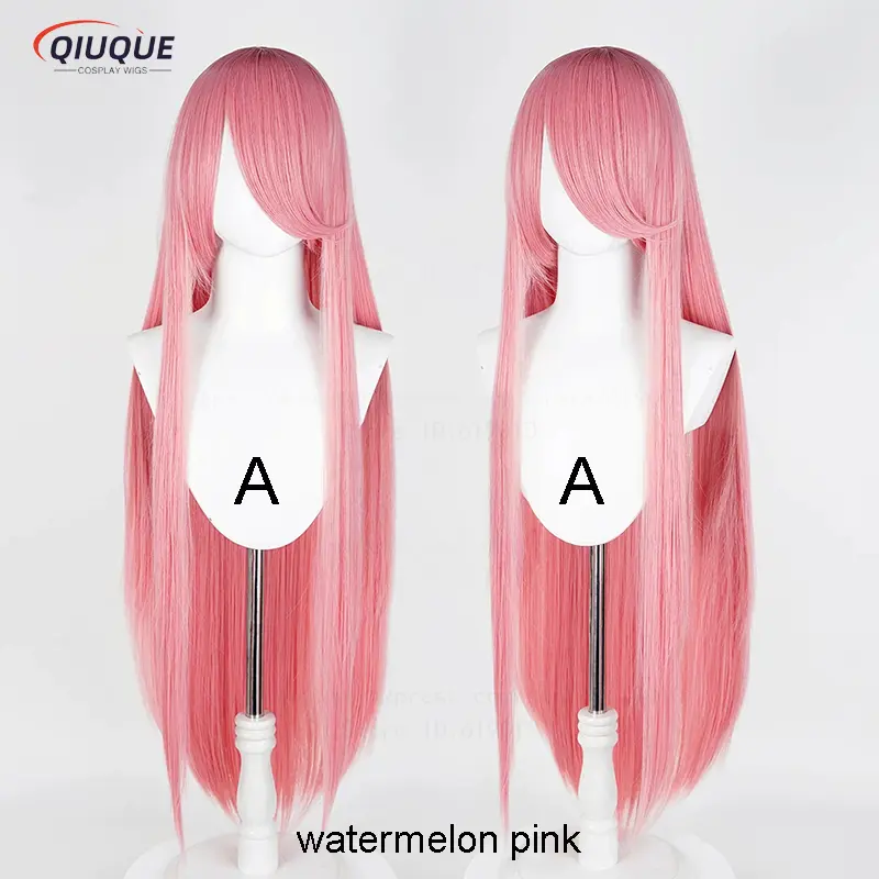 80 Colors 100cm Long Straight Cosplay Wig Anime Compatible Universal Omopinenet Heat Resistant Synthetic Hair Wigs + Wig Cap - Image 32