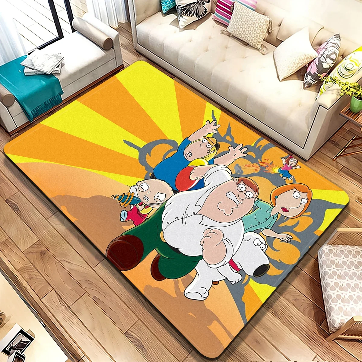 Cartoon Family Guy TV Anime Carpet Kitchen MatEntrance Doormat Bedroom Floor Decoration LivingRoom Carpet Bathroom Anti-slip Rug