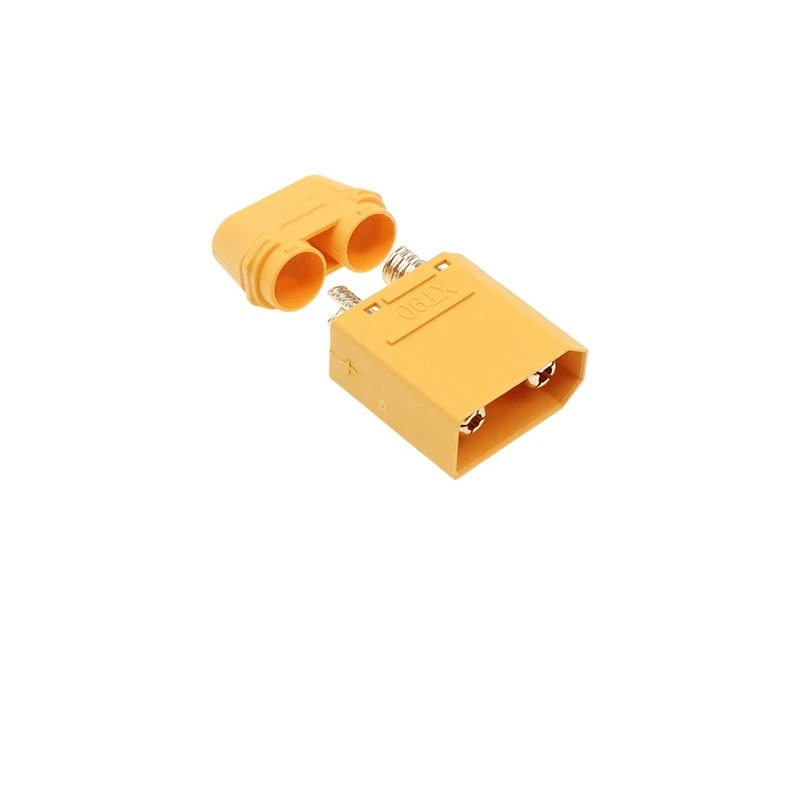 XT90NE-F المقابس الثابتة للذكور والإناث مطلية بالذهب طائرة نموذجية قوة بطارية ليثيوم ESC شحن موصل الطاقة