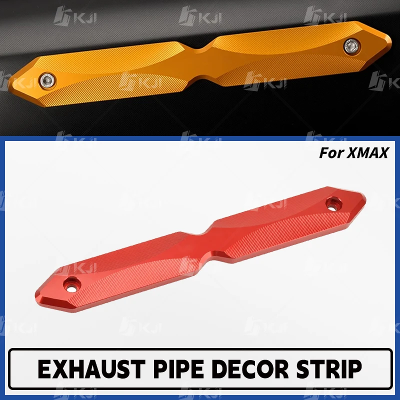 

For Yamaha XMAX 300/250/125/400/TECH MAX Exhaust Pipe Heat Shield Trim Cover Tailpipe Decor Strip Accessories Parts