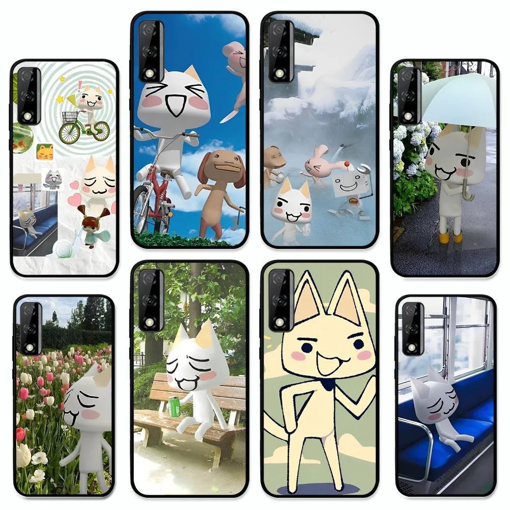 Inoue toro CUTE Cat Phone Case For Huawei Y9 6 7 5 Prime Enjoy 7s 7 8 plus 7a 9e 9plus 8E Lite Psmart Shell