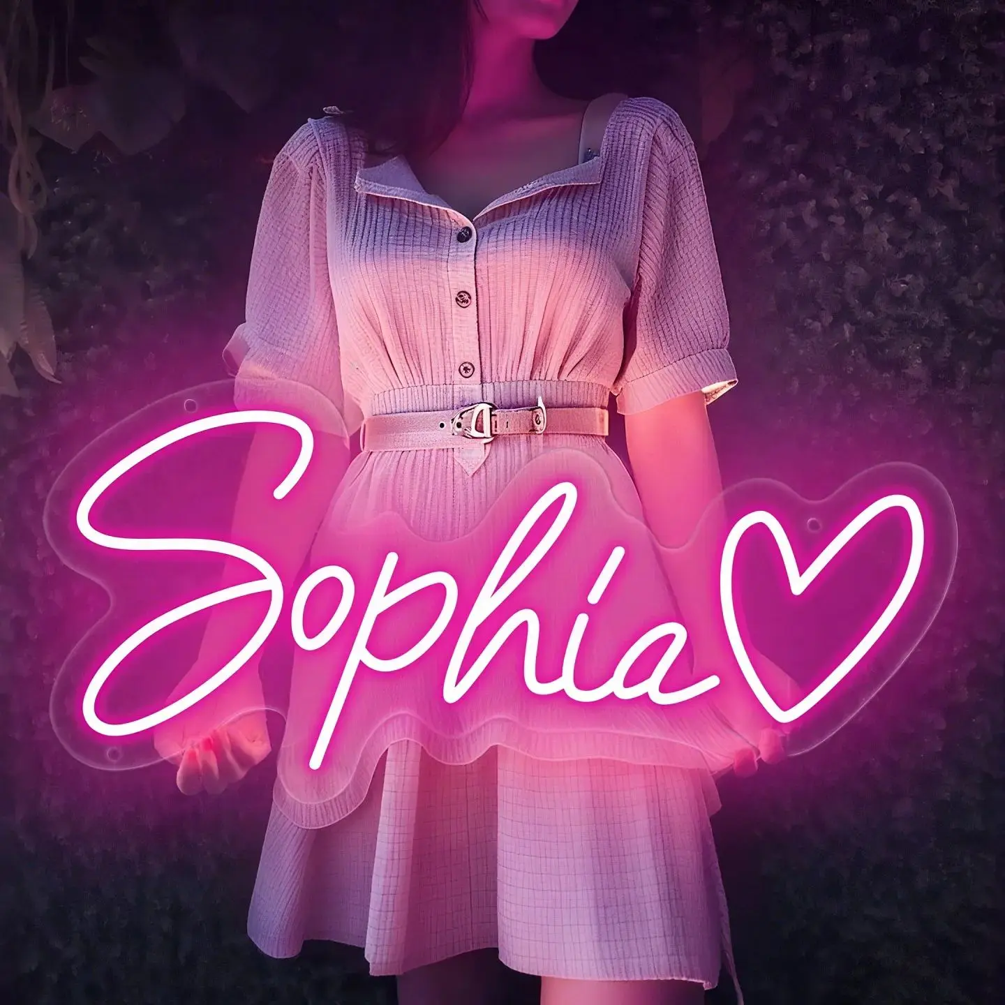 Custom Name Neon Sign Led Lights Signs Personalized Neon Home Birthday Wedding Decor Bedroom Room Decoration Wall LED Neon Lamp