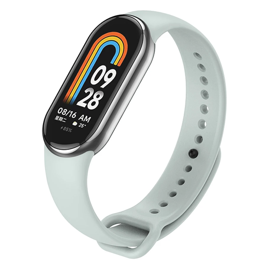 Siliconen Band Voor Xiaomi Mi Band 10 9 8 Polsband Sport Armband Polsbandjes Voor Mi Band 8/9/10 Smartwatch Accessoires