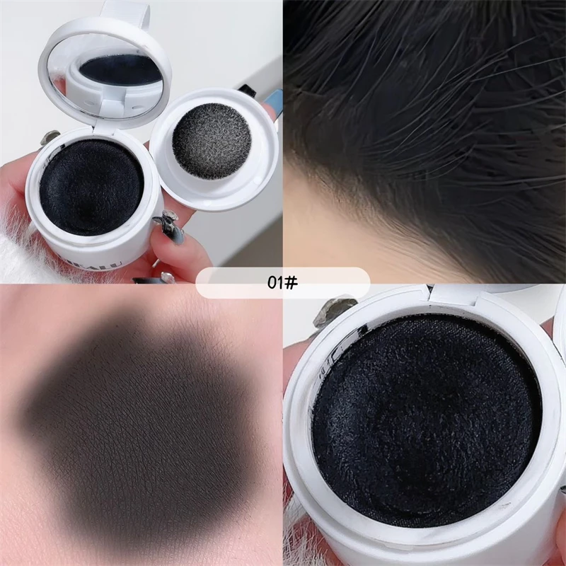 DIKALU Hairline Clay Filler Hair Repair Waterproof and Sweatproof Updo Powder Contouring Shadow Pen to Cover High Forehead