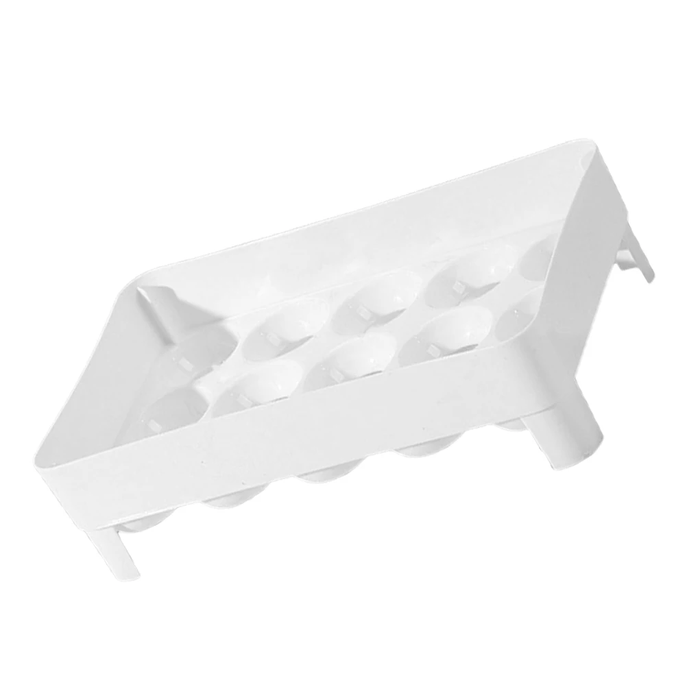 

Stackable Plastic Egg Holder Chicken Tray Reusable Fridge Storage Organizer for Refrigerator Kitchen Egg Holder