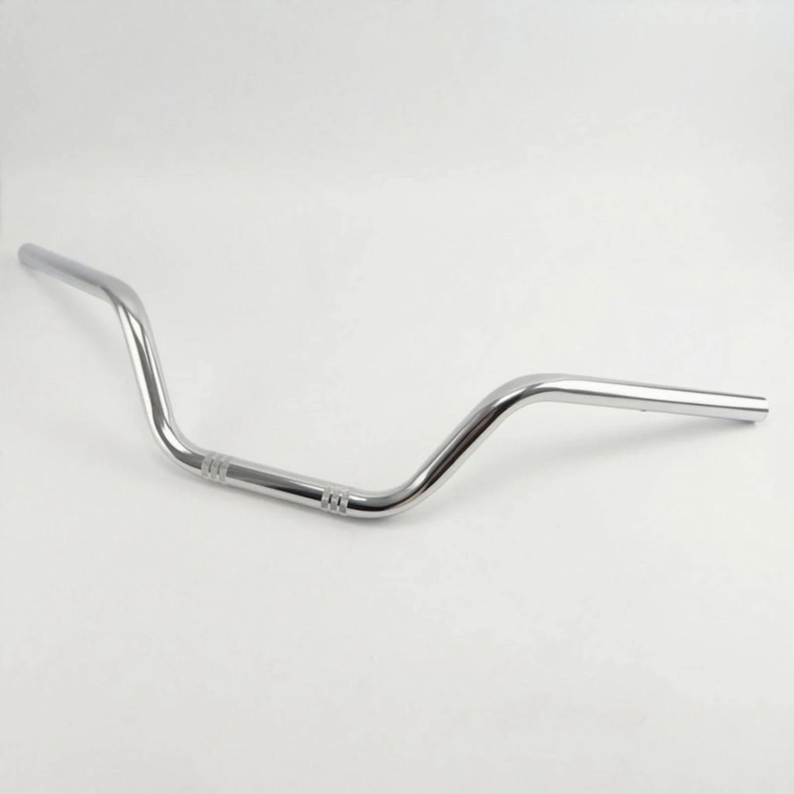 Retro Motorcycle Handlebar 70 Cm Length Curved Motorcycle Handlebar Vehicle Part Chrome Easy to Install
