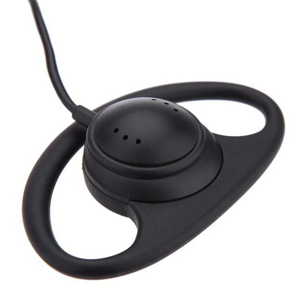

Single-hook Voice Headphones 35mm Jack Dual Channel Black Earphones Comfortable Ear Cushion Design Ideal for Internet