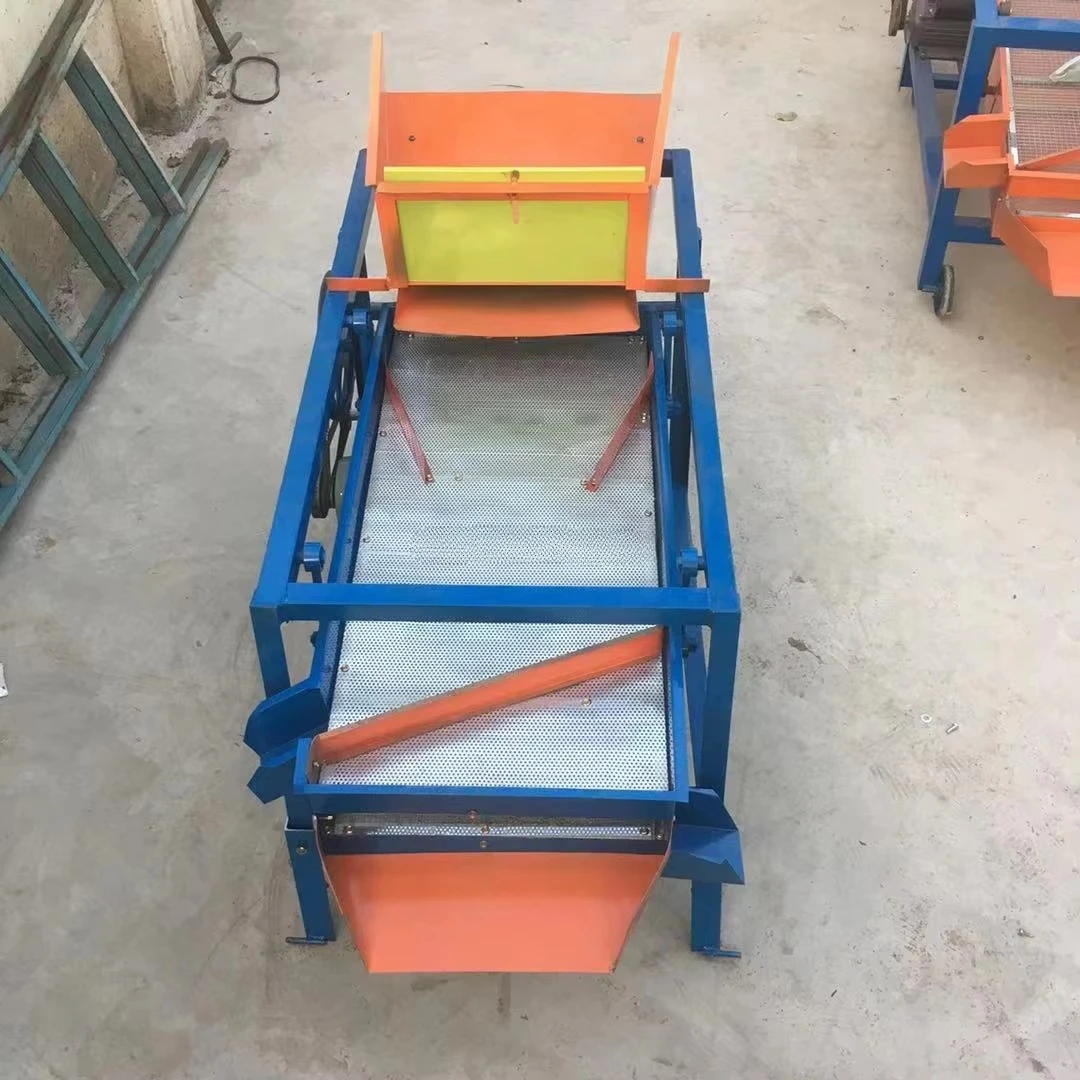 Small Grain Vibrating Screening Machine Corn Peanut Wheat Seed Cleaner Grain Sorting Sieve Machine for Farm Use