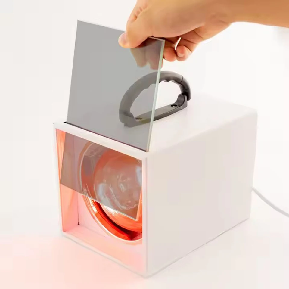 

275W IR Heat Lamp for Auto Window Tint Test,Infrared Heat Box for Solar Film Insulation Demo, Film Heat Resistance Tester KD-07