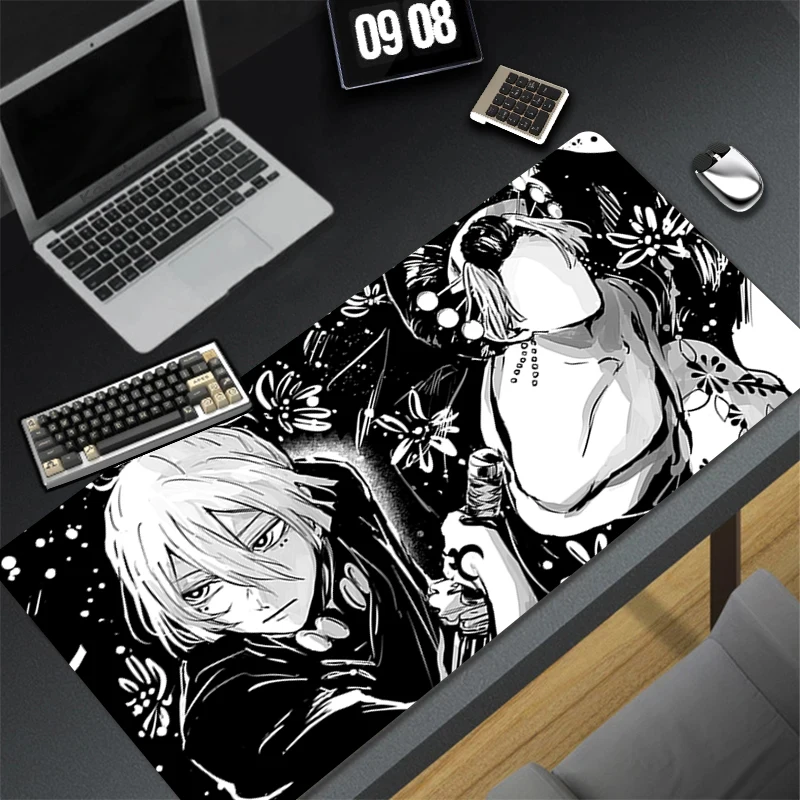 لوحة ماوس ممتدة للألعاب أنيمي الفتيات مع حواف مخيطة حصيرة مكتبية قاعدة غير قابلة للانزلاق لوحة مفاتيح الكمبيوتر لأجهزة الكمبيوتر المحمول #2