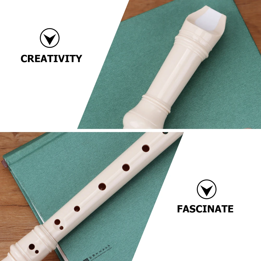 2 個キッズギフトクラリネット楽器フルートリコーダー Aldult ソプラノおもちゃ初心者大人白子供