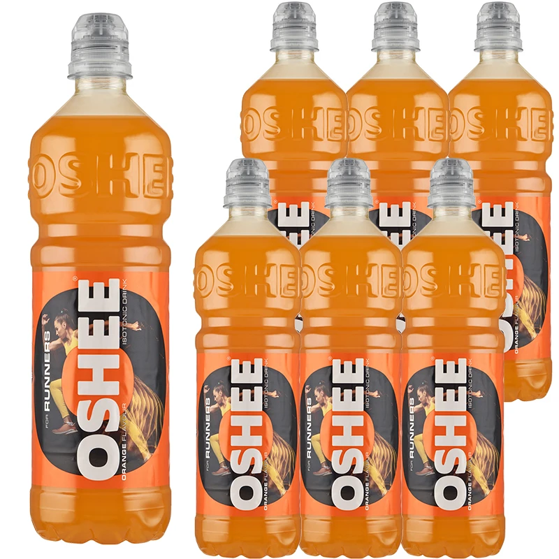 Oshee Napój izotoniczny niegazowany o smaku pomarańczowym 0,75 l x 6 sztuk