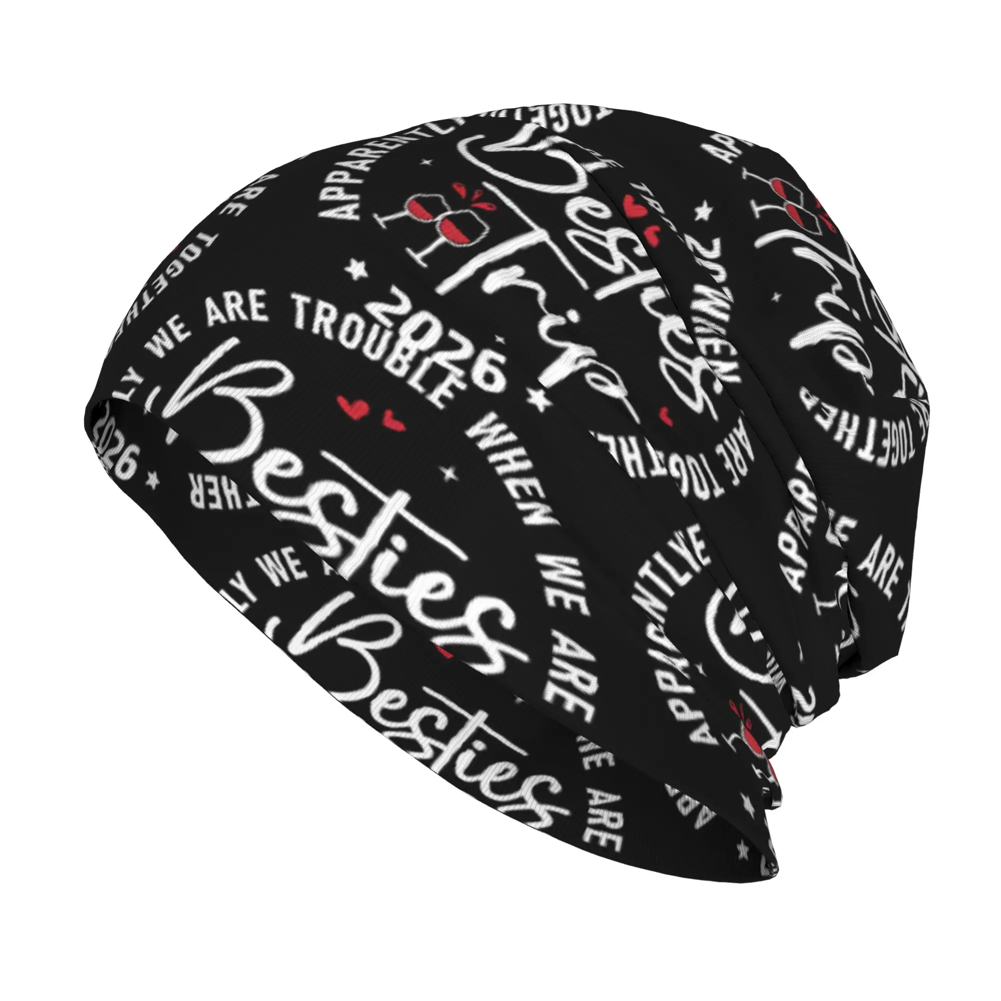 Hats Best Friends Journey 2026 Thin Hat Apparently We Are Trouble When We Are Together Street Hip Hop Skullies Beanies Caps