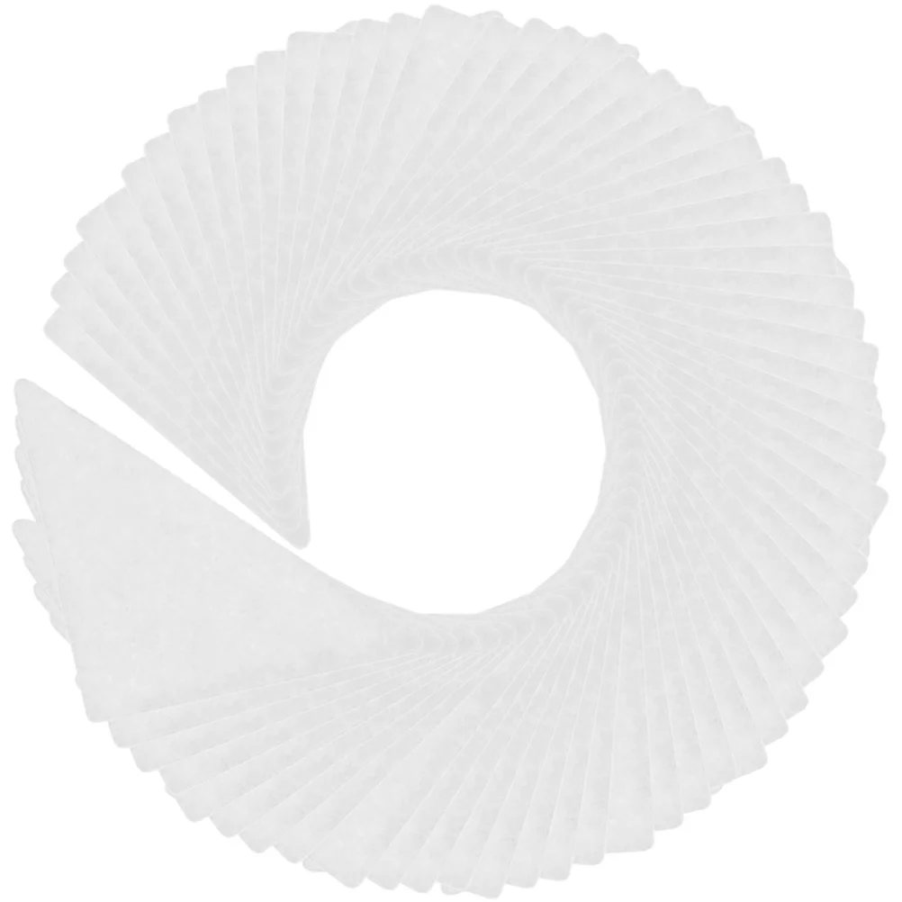 120 قطعة يبقى للرجال طوق القميص يدعم لاصق إدراج مثلث بولي كلوريد الفينيل البقاء ثابت أثناء الحركة فستان طوق القميص إدراج #5