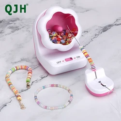 1pc Electric Beading Machine, Multifunction Clay Beads Spinner, DIY Handcrafting Beading Bowl Tools for Making Creative Jewelry