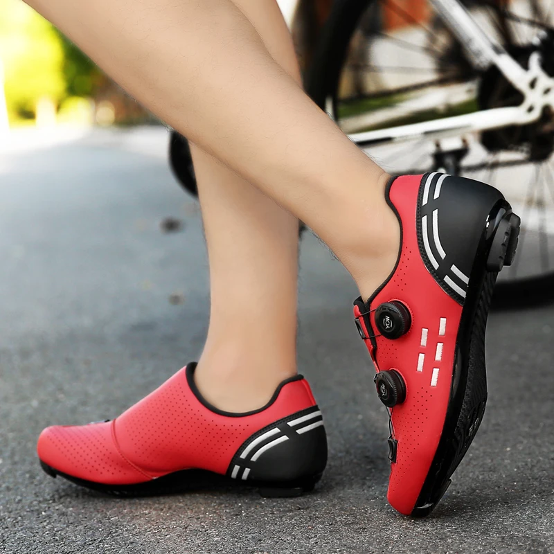 Hochwertige Fahrradschuhe Herren SPD selbstsichernde Rennrad-Sportschuhe Damen MTB Mountain rutschfeste Fahrradschuhe 36-47 – Detail 29