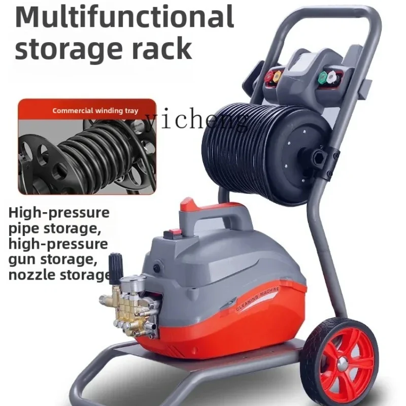 TQH high pressure car washing machine high  strong washing machine industrial water pump car washing high pressure brush car