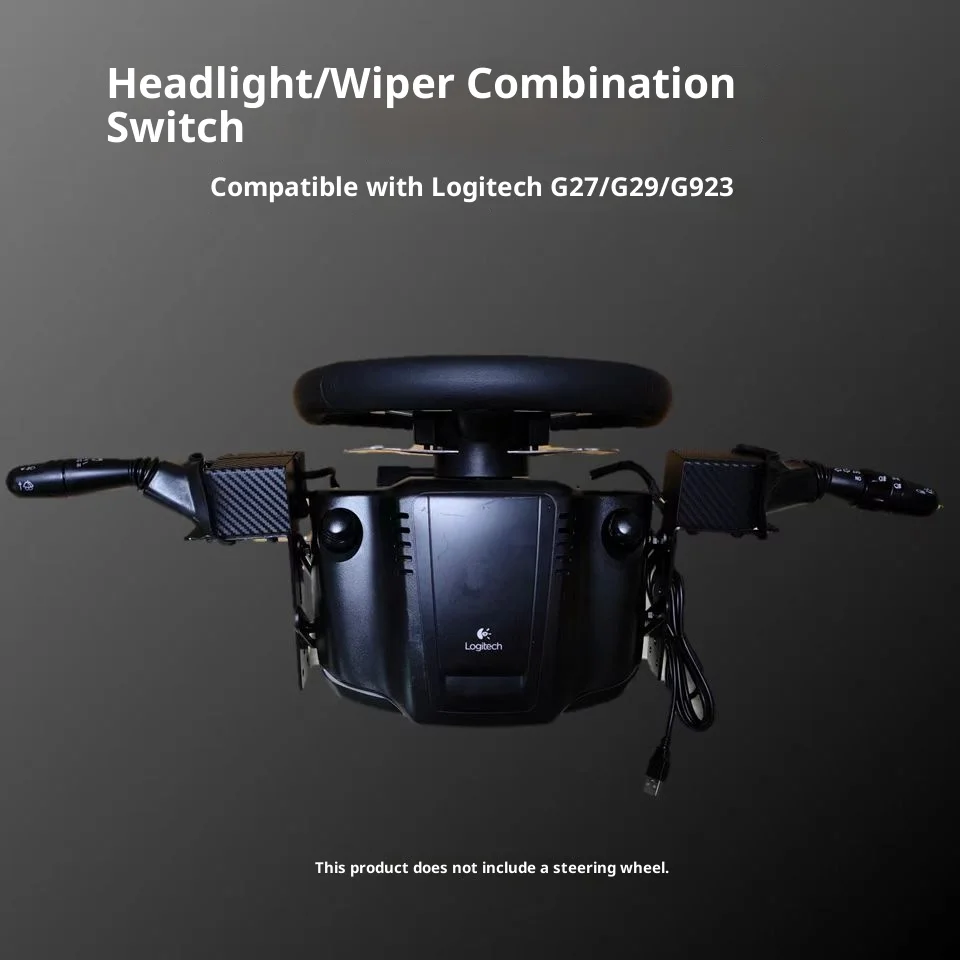 Racing Simulator Steering Wheel European And American Truck turn Signals Wipers Key Ignition Switch for Logitech G27 G29 G923 view 6
