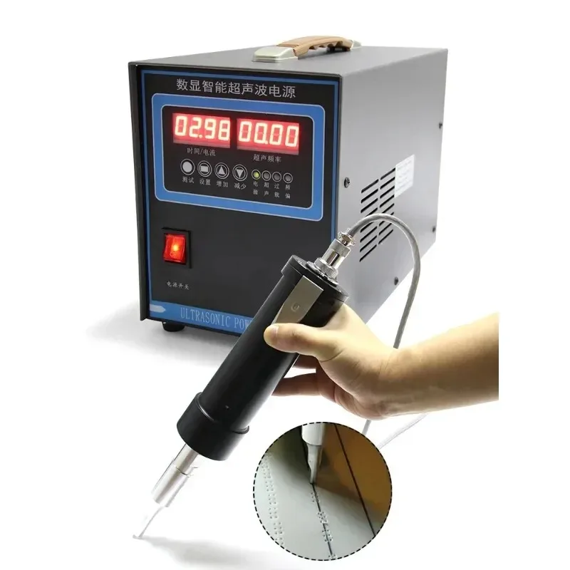1200W 28kHz Ultrasonic Welding Machine  with Straight/Gun Type Handle Plastic Industrial use Equipment continuous 24-hour work