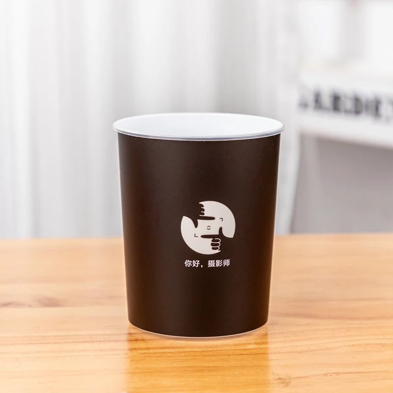 custom.LOKYO Frosted PP 500ml 700ml Straight Milk Tea Lenmon Tea Cup Reusable Disposable Plastic Cups Custom