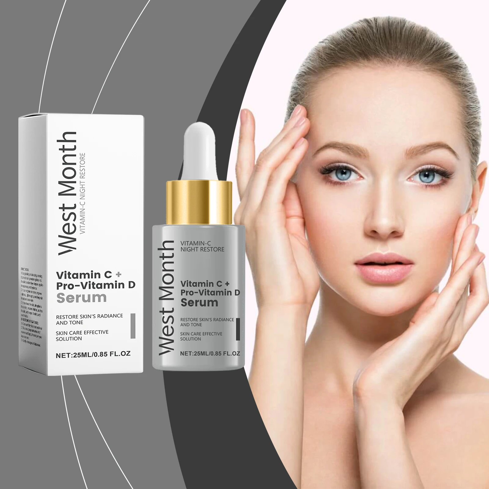 

Сыворотка с витамином С против старения, увлажняющая, осветляющая, питательная эссенция для ухода за кожей лица для женщин