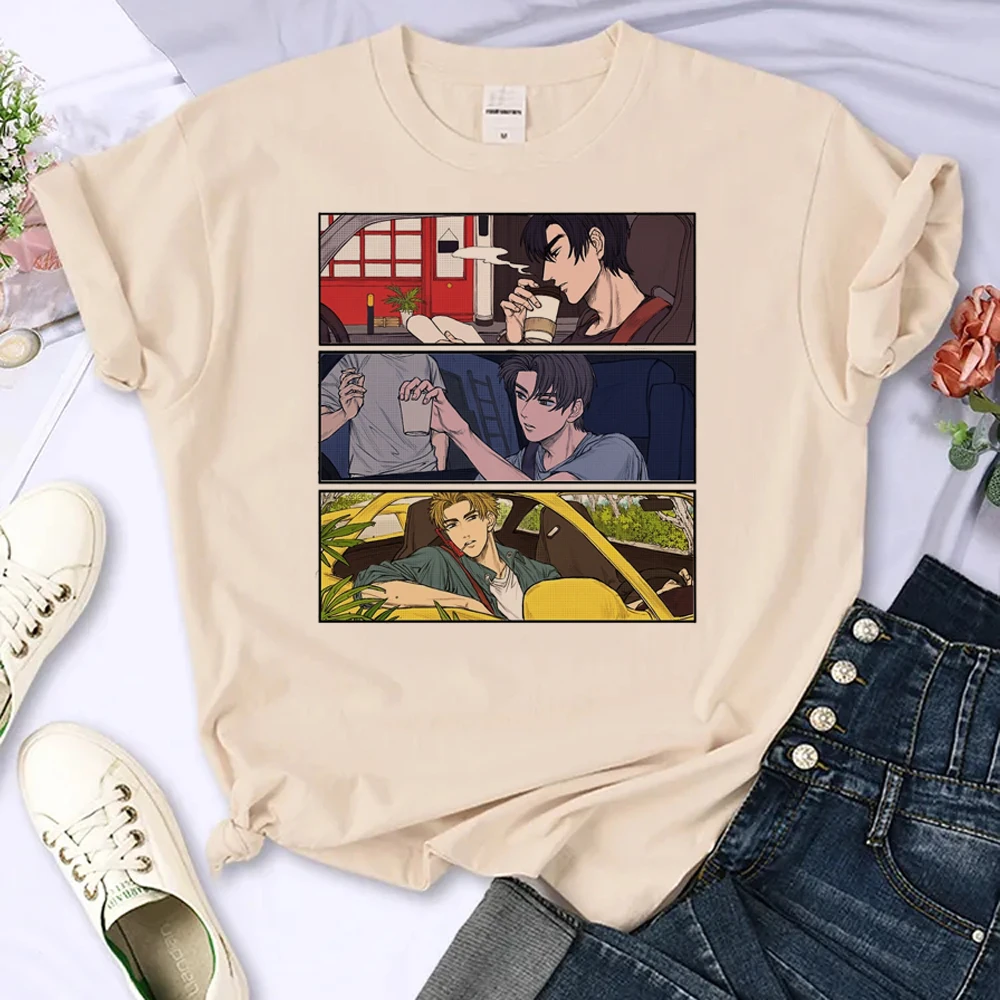 

Initial d tshirt women comic Japanese tshirt female 2000s graphic designer clothes