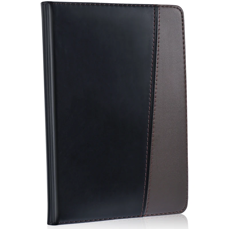 

Deli Leather Covered Notebook Memo Book Meeting Notepad Business Office Student 7911 7912