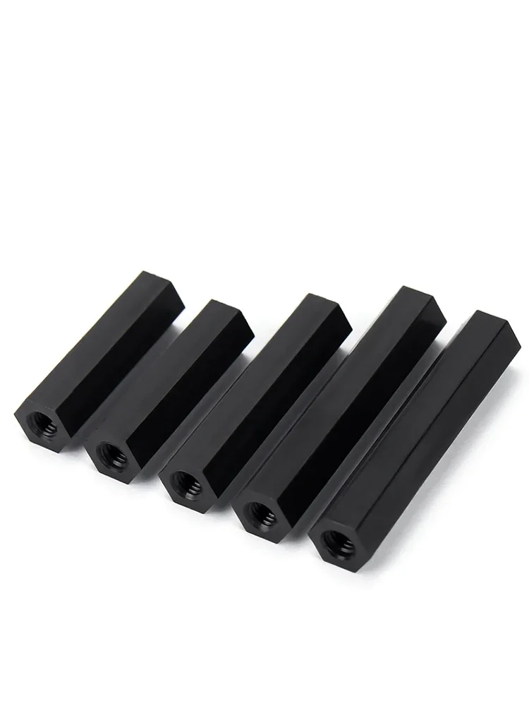 M2 M2.5 M3 M4 M5 M6 Black Nylon Hex Female Standoff Plastic Mount Hexagon Thread PCB Motherboard Spacer Pillar Board Nut