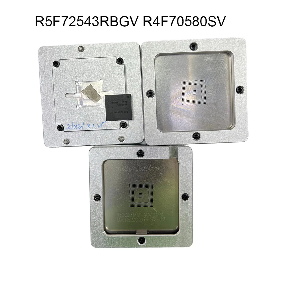 R5F72543RBGV R4F70580SV Car Chip Reballing Kits Welding Repair Tool Paste Reballing Stencil Soldering Supplies