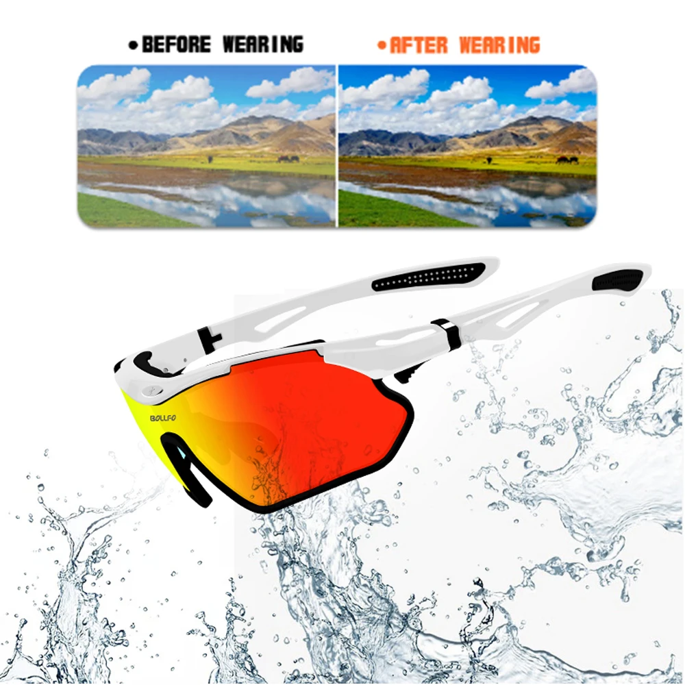 Sports Goggles for Men Women Cycling Running Glasses UV400 Protection Bicycle Glasses Driving Fishing Bike Riding Eyewear