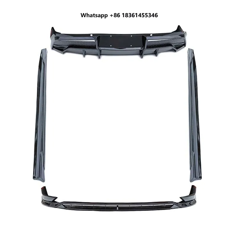 For Seal 07 Dmi 22-25 Gloss Black pp Material Rear Diffuser Retrofit/Upgrade New Style Axinda Car Body Kit
