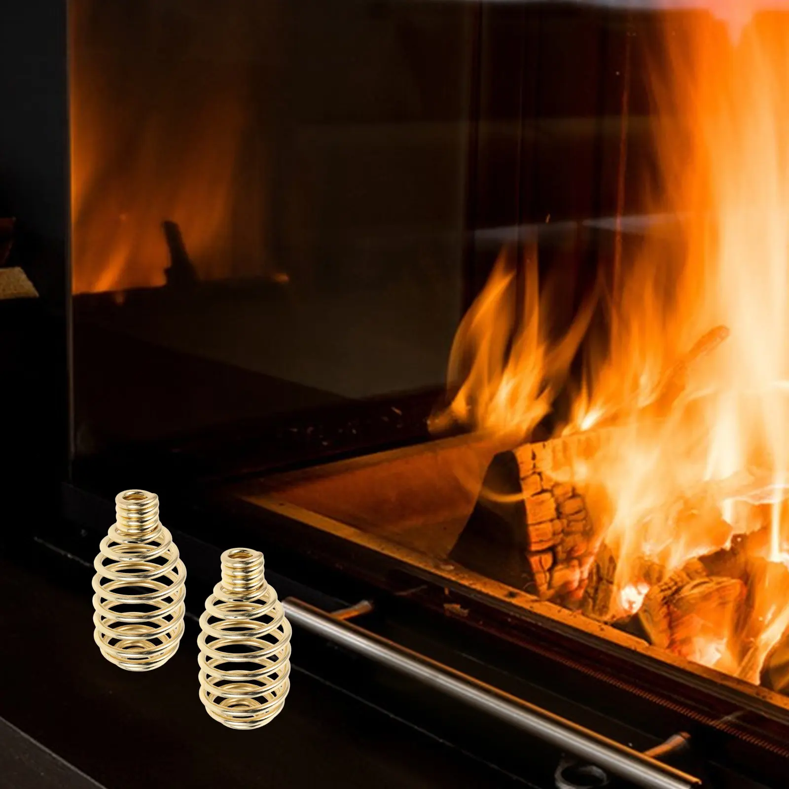 

2 шт. Спиральные пружинные ручки для дверцы печи, гриля, барбекю, коптильни, металлические, термостойкие, для дровяных печей и духовок