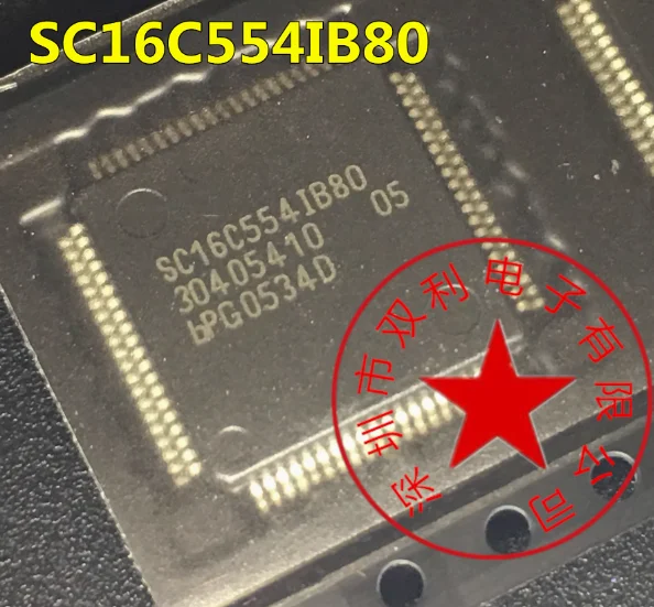 

10pcs/Lot SC16C554IB80 QFP-80 new original