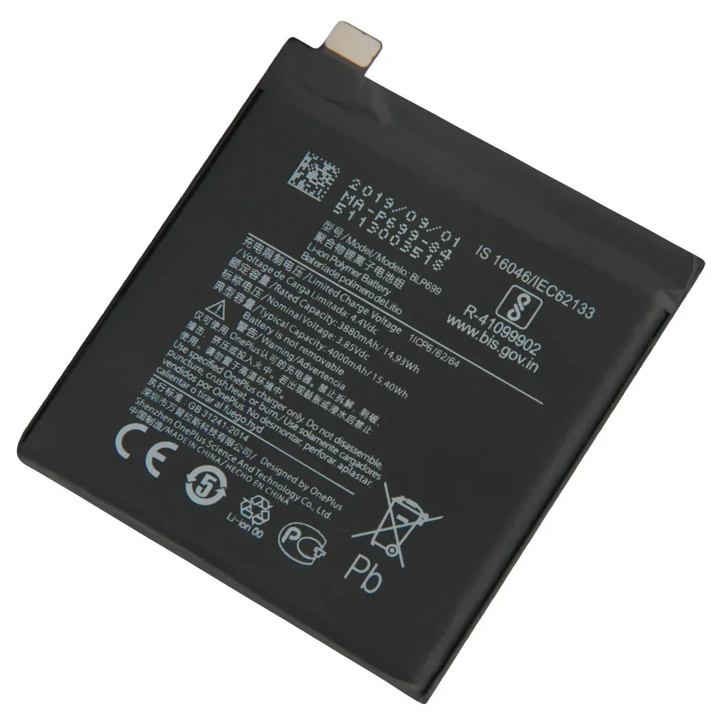 BLP699 Replacement Battery For OnePlus 7 Pro One Plus 7 Pro Phone Batteries 4000mAh