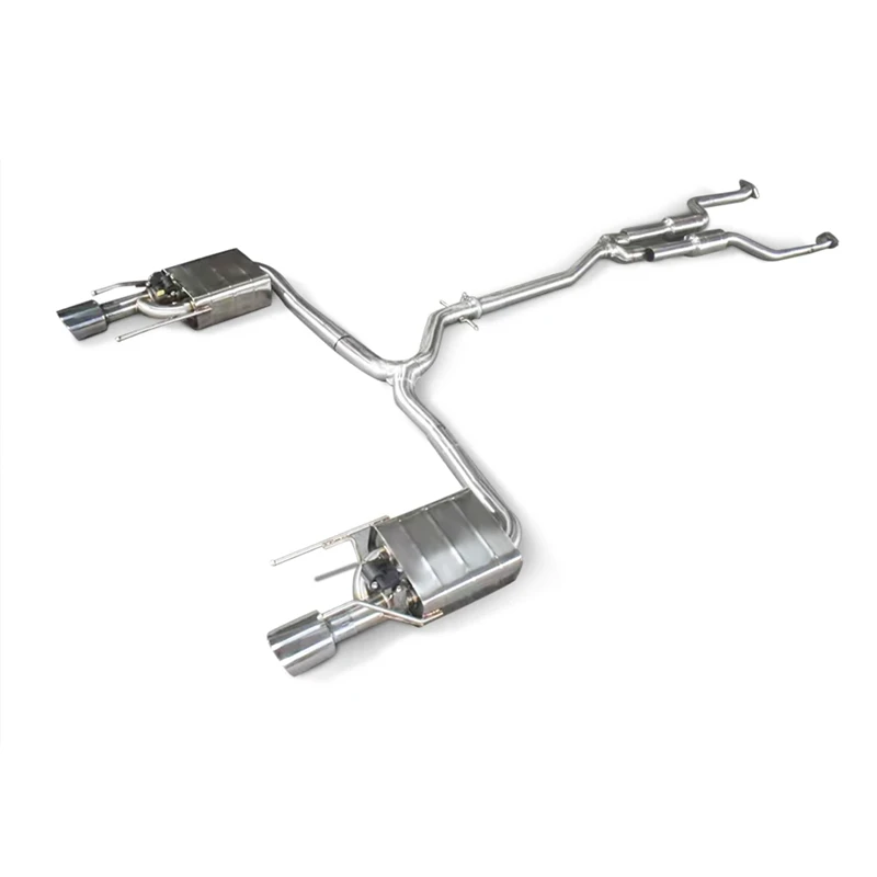 For Lexus IS250 IS300 IS350 2006-2011 High performance stainless steel cat back exhaust intelligent valve exhaust muffler system