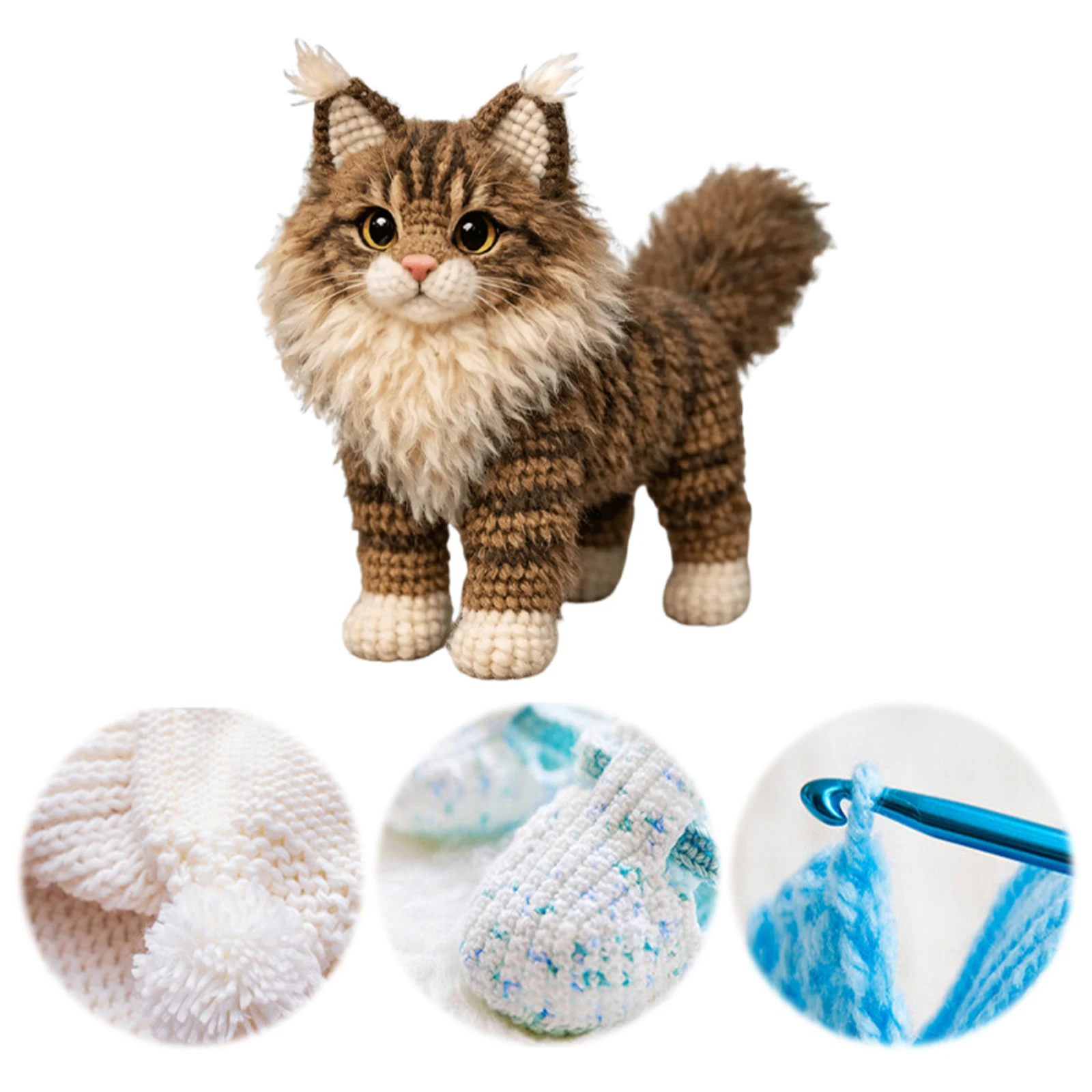 Art Craft Yarn - Kit per il Lavoro a Maglia