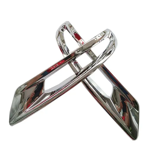 

Fit Russian for Nissan Almera G11 2012-2015 Automobile ABS Chrome Front Rear Fog Light Lamp Cover Trim Car Styling Accessories