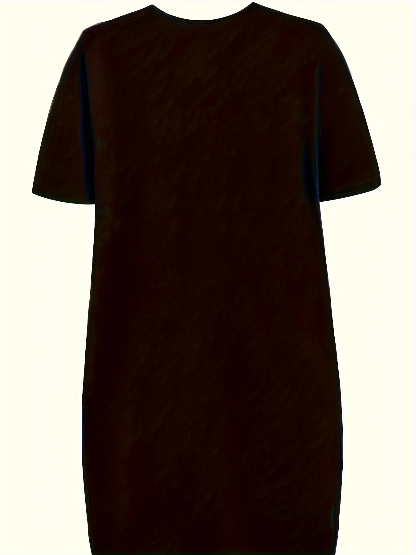 Mini T-shirt à manches courtes et col rond pour femmes, robe longue, mode fille, motif imprimé, surdimensionné, décontracté, été