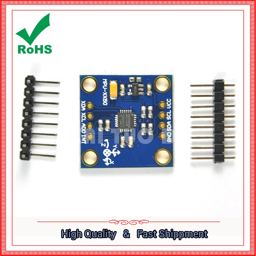 GY-52 MPU-6050/60003 three-axis Gyroscope Acceleration Sensor 6-axis Attitude Tilt Module Board