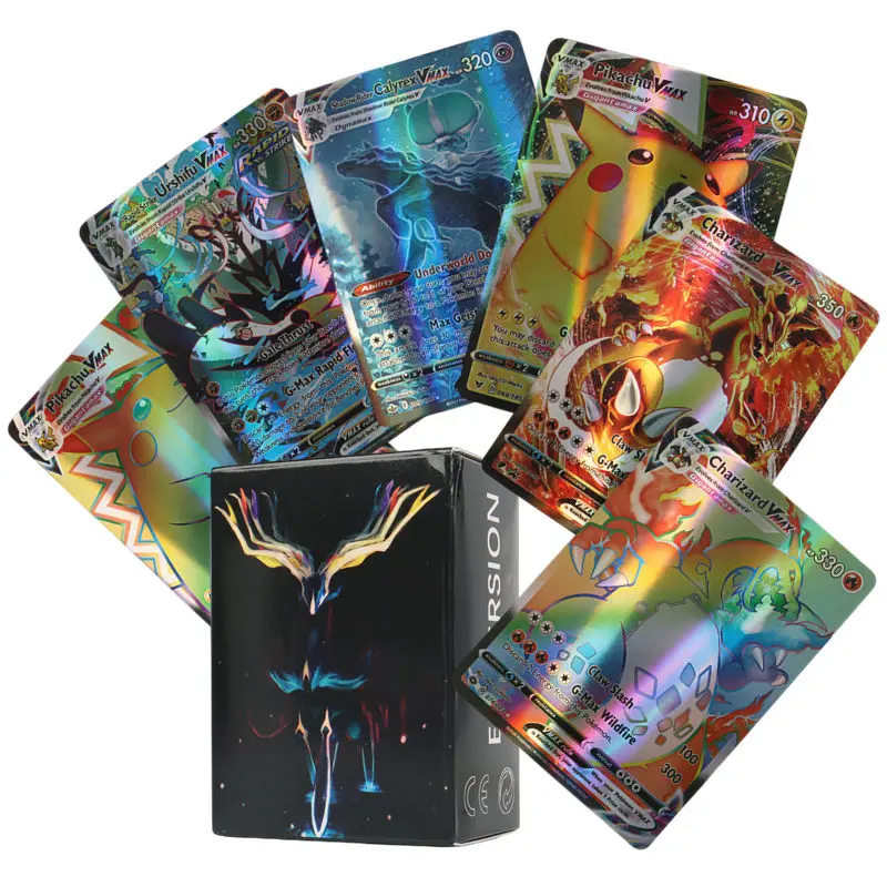60/100 Stück Pokemon-Karten Englische Version MEGA GX Vmax TAG EX Proxy Sammelkarten Spielzeug Kindergeschenk