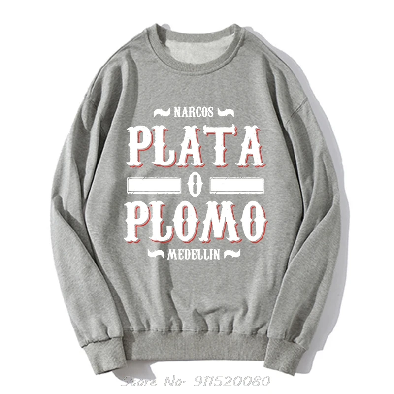 Pablo Escobar Oversized Hoodie Coca De Colombia Kokain El Chapo Weed Gangster Mafia Pullover Sweatshirt Fashion Top Men Clothing