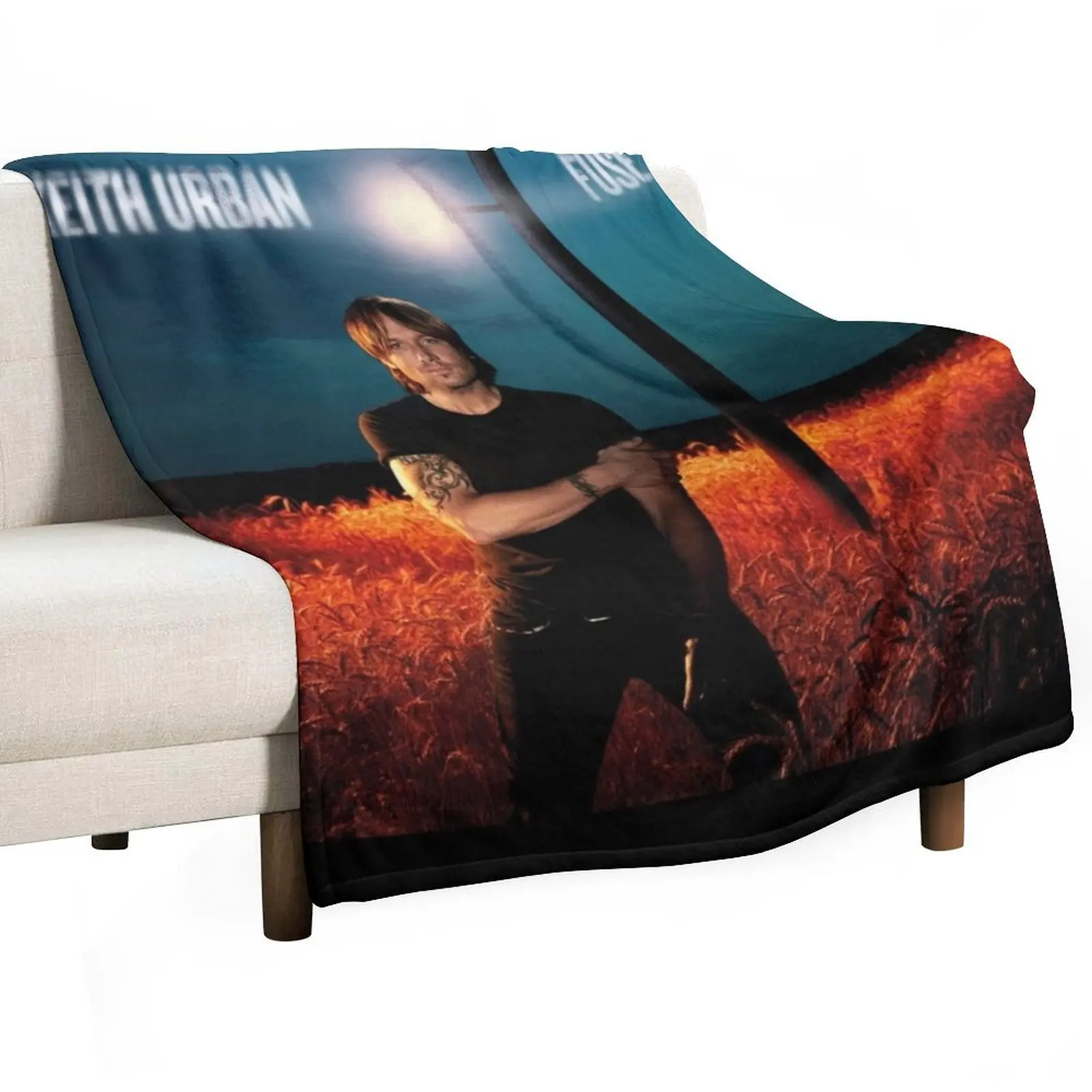 Keith Urban Fuse Throw Blanket bed plaid Sofa Quilt Nap Loose Beautifuls Cute Plaid Blankets
